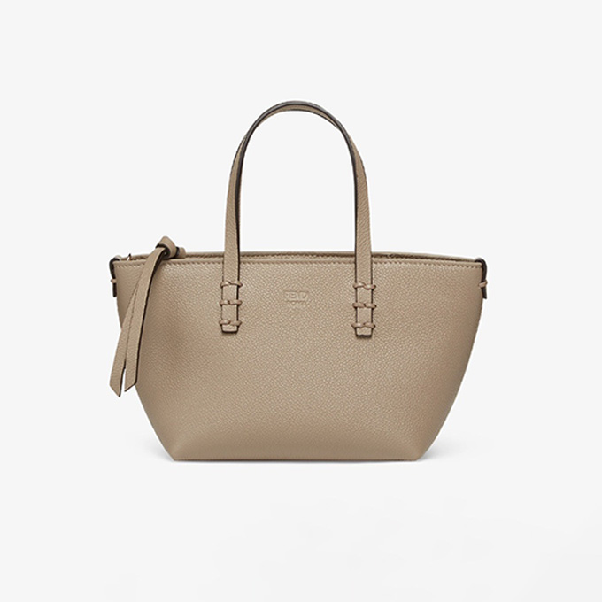 fendi mini roll grain leather tote bag